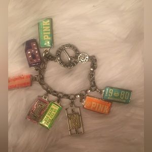 PINK charm bracelet